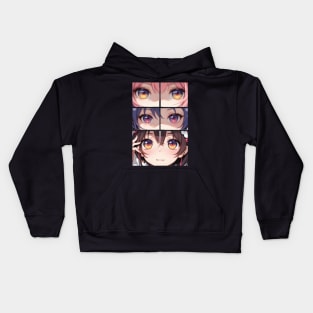 Anime Eyes Kids Hoodie